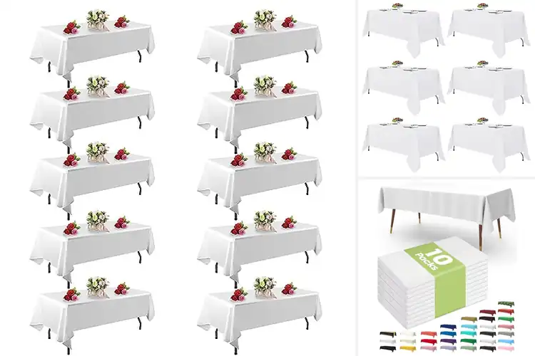 Detailed view of 10 Best Wedding Tablecloths: Stain-Resistant, Washable Picks