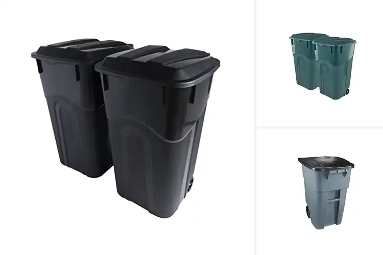 Detailed view of 10 Best Wheeled Trash Cans for Easy, Clean Disposal