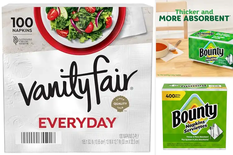 Detailed view of 10 Best White Napkins for Everyday Use: Absorbent & Soft