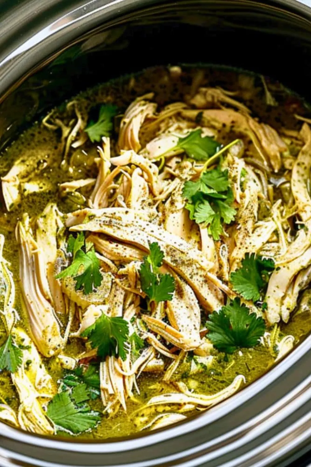 Crockpot Salsa Verde Chicken Photo