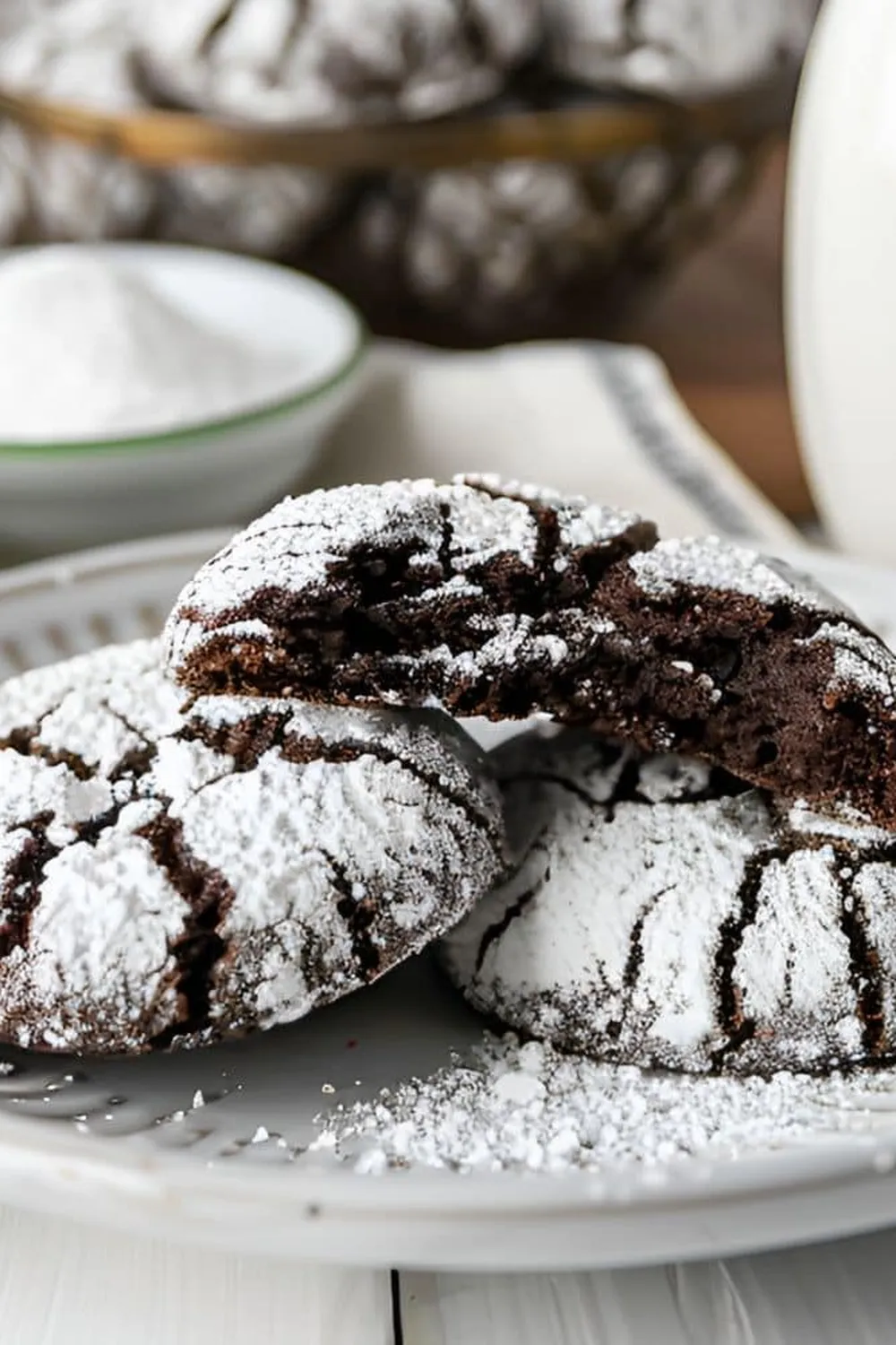 Fudge Crinkle Cookies with Cake Mix Photo