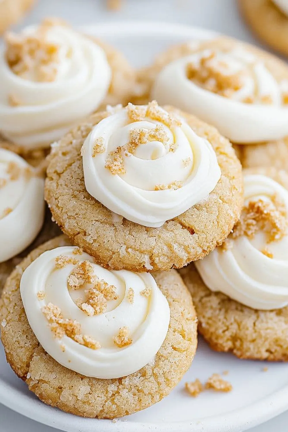 Graham Cracker Cookies with Frosting Photo
