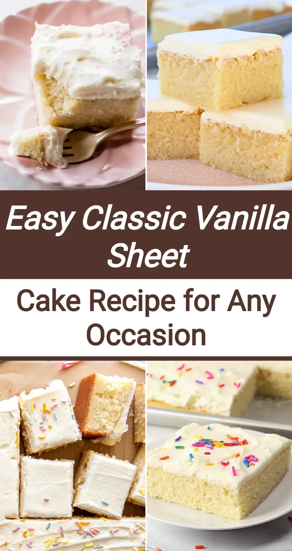 Photo of Vanilla Sheet Cake